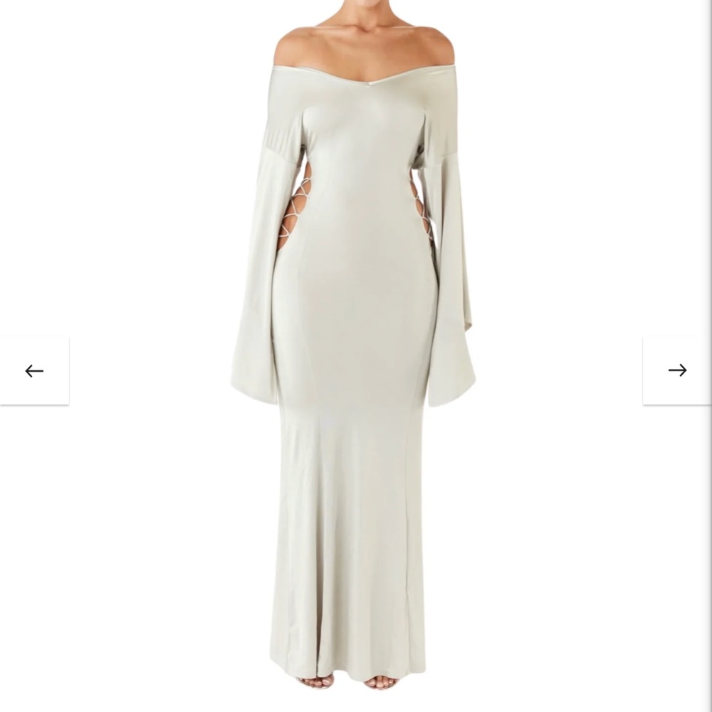 Amy Shehab Moonlight lace dress